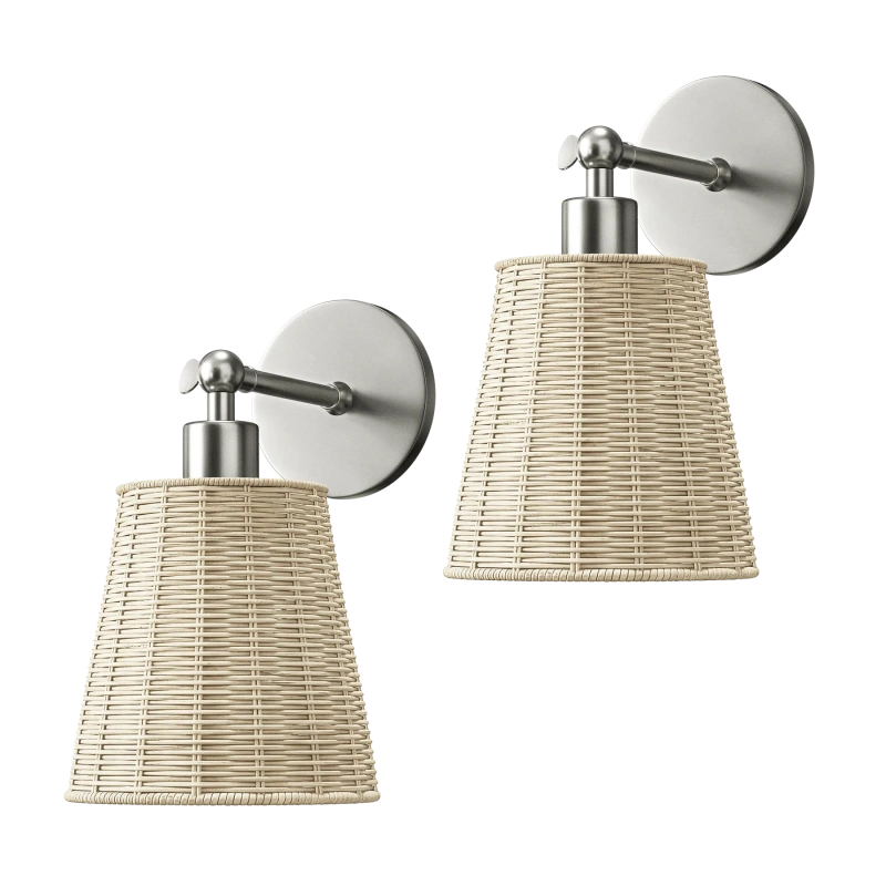 NATURAL WIRELESS WALL SCONCE