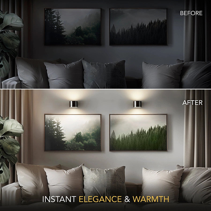 wireless led wall lights