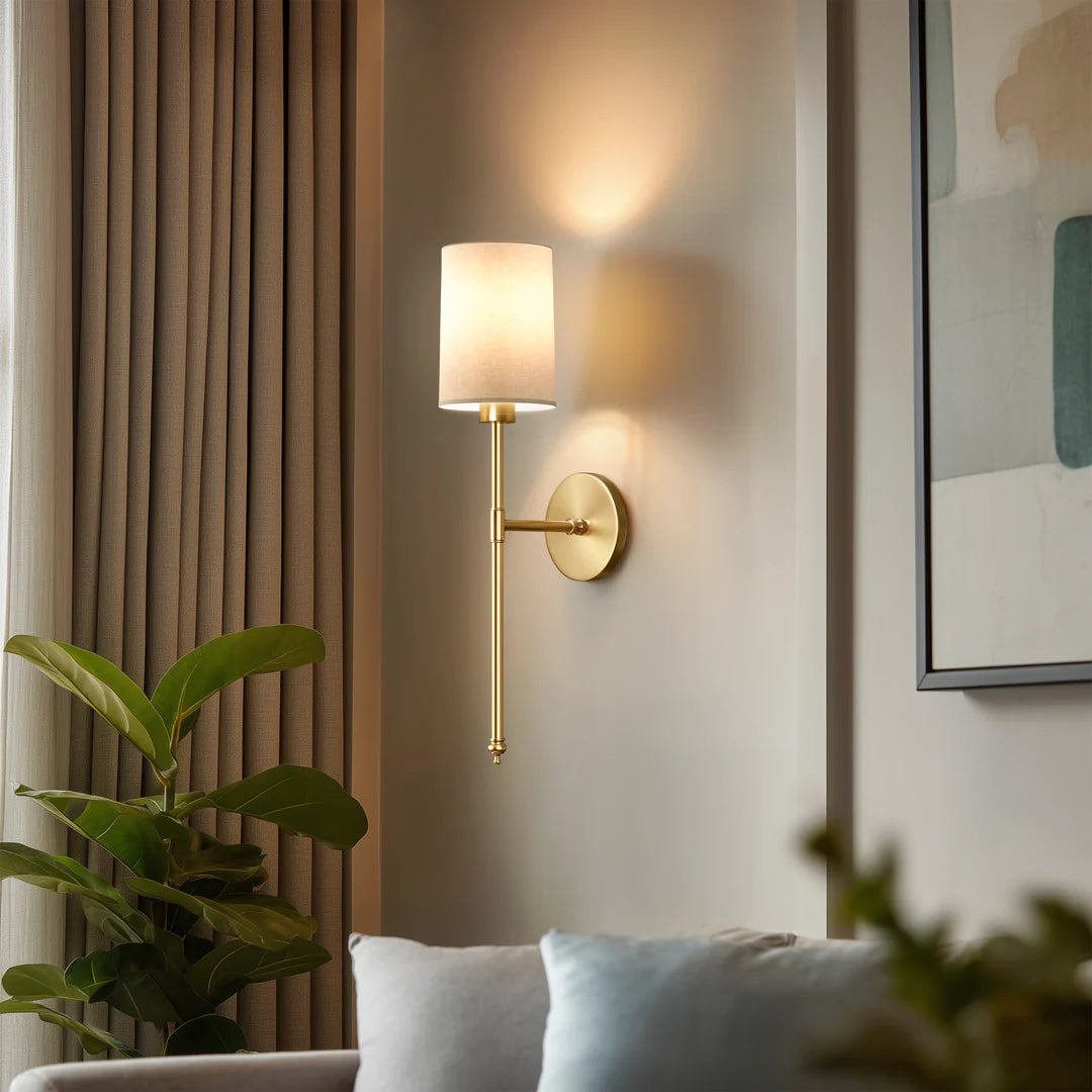 WIRELESS CYLINDRICAL WALL SCONCES (SET OF 2)
