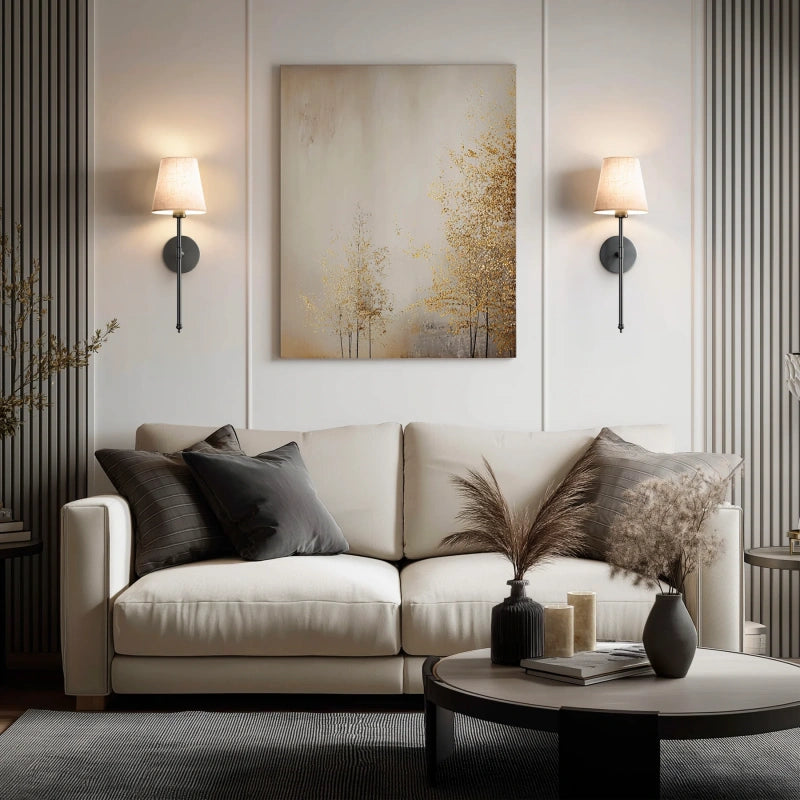 WIRELESS SAND WALL SCONCES (SET OF 2)