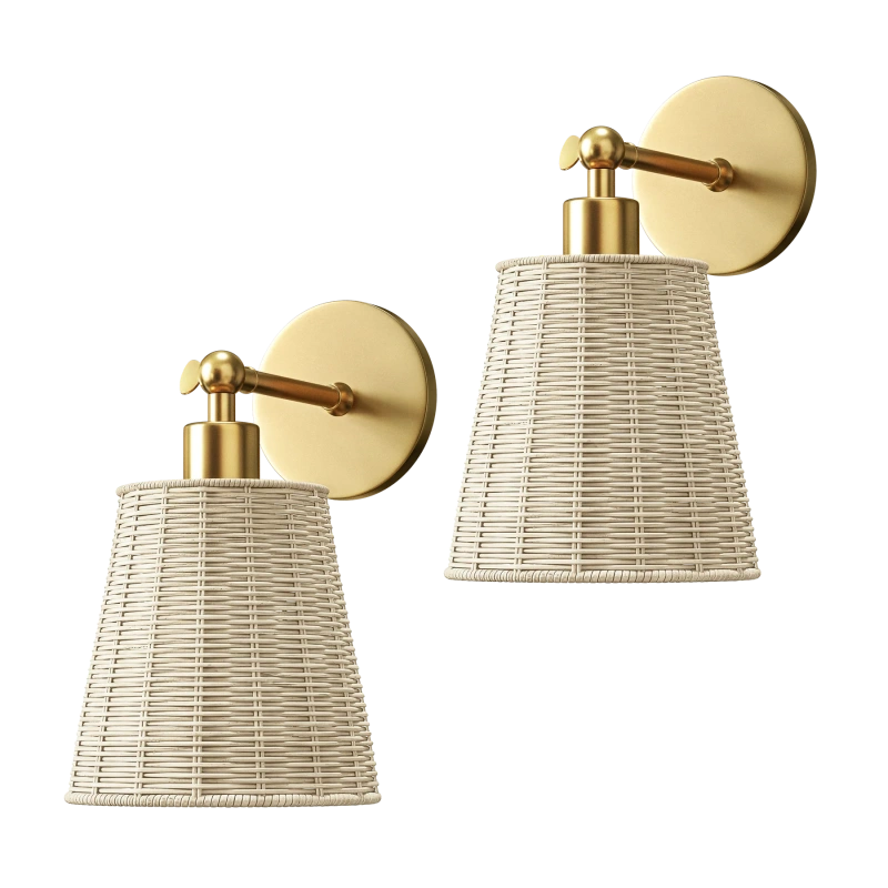 NATURAL WIRELESS WALL SCONCE