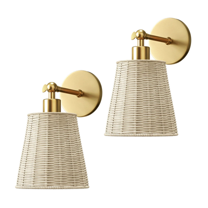 NATURAL WIRELESS WALL SCONCE