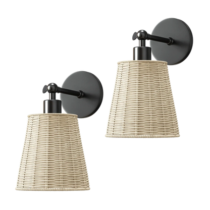 NATURAL WIRELESS WALL SCONCE