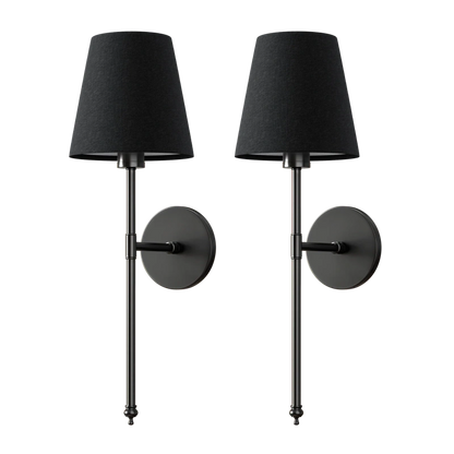 WIRELESS DARK WALL SCONCES (SET OF 2)