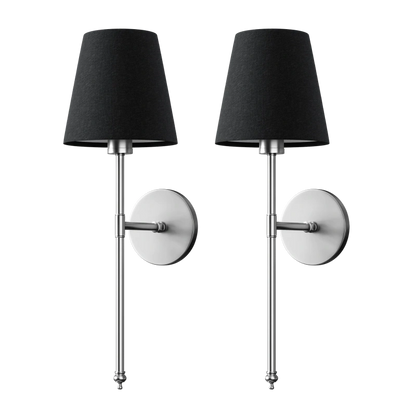 WIRELESS DARK WALL SCONCES (SET OF 2)