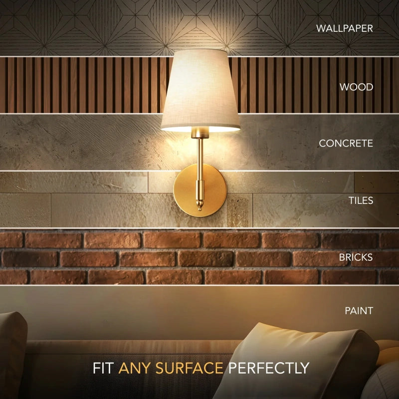 MODERN WIRELESS WALL SCONCE