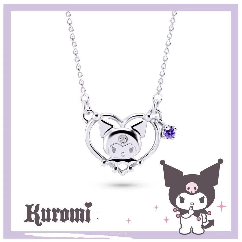 Necklace- HK Cinna Kuromi  Melody pretty gift