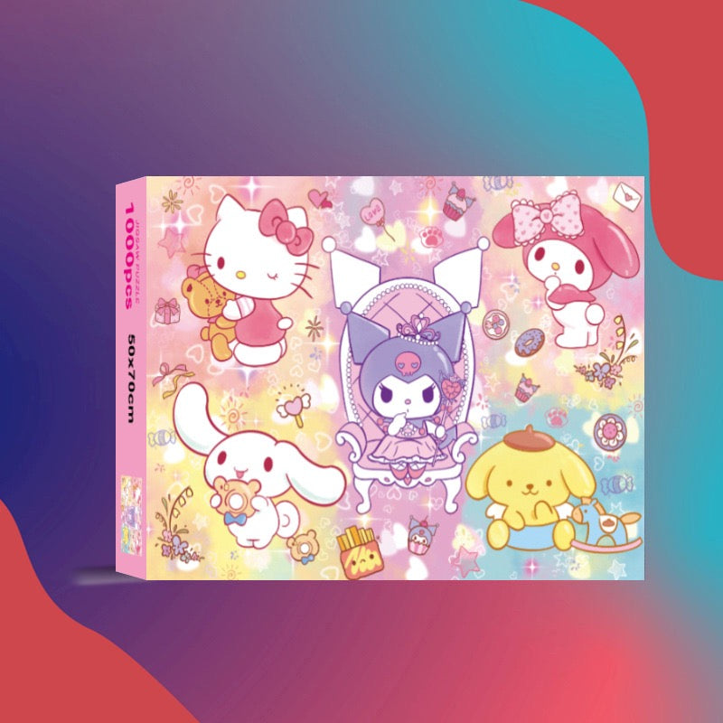 Sanrioo 1000-Piece Puzzle- cute characters collection